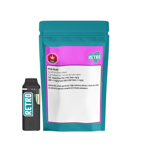 Retro - Pink Kush - Honey Oil - Disposable Vape